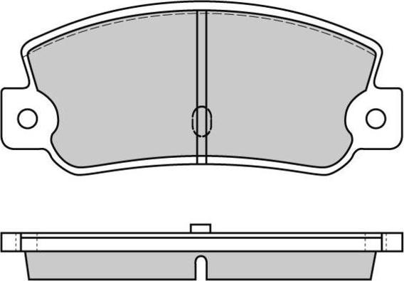 E.T.F. 12-0212 - Тормозные колодки, дисковые, комплект autospares.lv