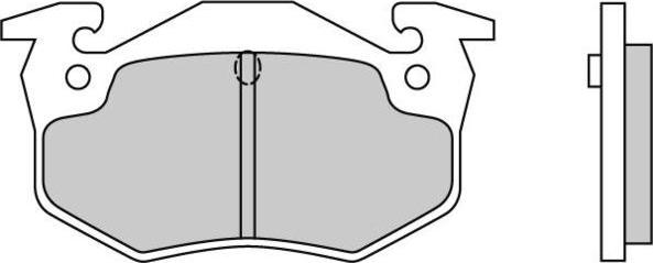 E.T.F. 12-0217 - Тормозные колодки, дисковые, комплект autospares.lv