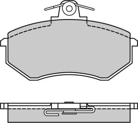 E.T.F. 12-0287 - Тормозные колодки, дисковые, комплект autospares.lv