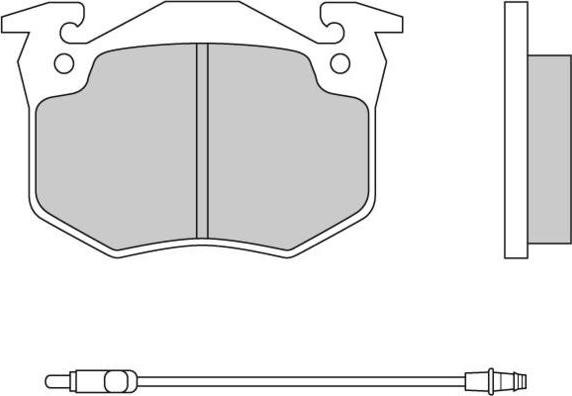 E.T.F. 12-0230 - Тормозные колодки, дисковые, комплект autospares.lv