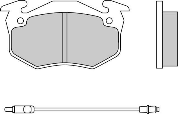 E.T.F. 12-0229 - Тормозные колодки, дисковые, комплект autospares.lv