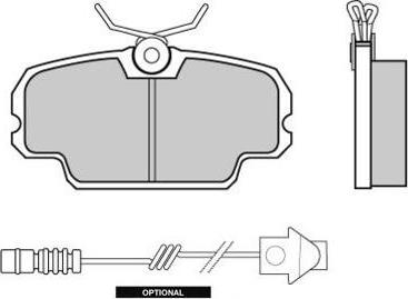 E.T.F. 12-0226 - Тормозные колодки, дисковые, комплект autospares.lv