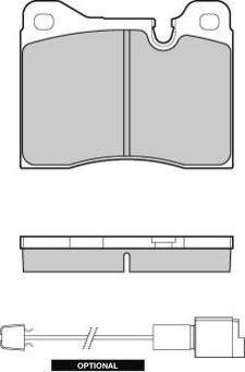 E.T.F. 12-0221 - Тормозные колодки, дисковые, комплект autospares.lv