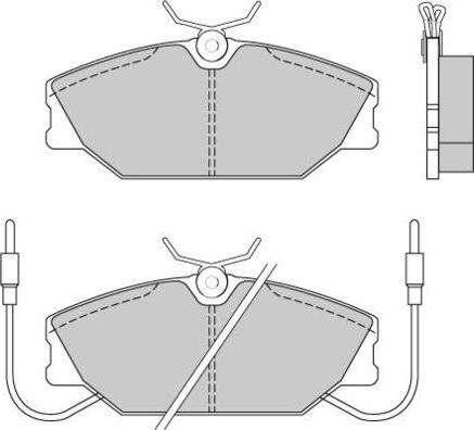 E.T.F. 12-0277 - Тормозные колодки, дисковые, комплект autospares.lv