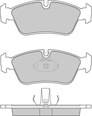 E.T.F. 12-0745 - Тормозные колодки, дисковые, комплект autospares.lv