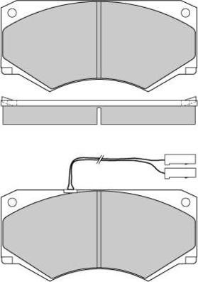 E.T.F. 12-0769 - Тормозные колодки, дисковые, комплект autospares.lv