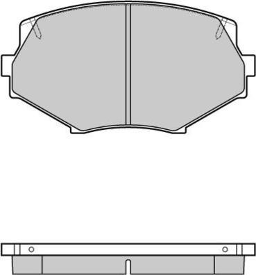 E.T.F. 12-0760 - Тормозные колодки, дисковые, комплект autospares.lv