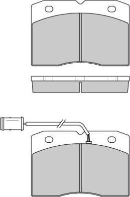 E.T.F. 12-0768 - Тормозные колодки, дисковые, комплект autospares.lv