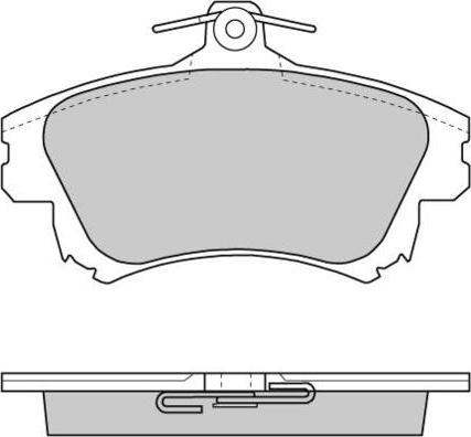 E.T.F. 12-0703 - Тормозные колодки, дисковые, комплект autospares.lv