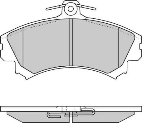 E.T.F. 12-0702 - Тормозные колодки, дисковые, комплект autospares.lv