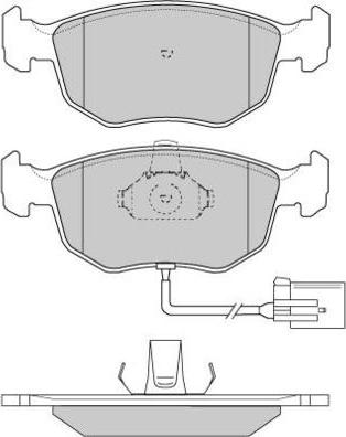 E.T.F. 12-0707 - Тормозные колодки, дисковые, комплект autospares.lv