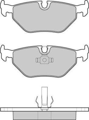 E.T.F. 12-0710 - Тормозные колодки, дисковые, комплект autospares.lv