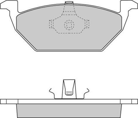 E.T.F. 12-0712 - Тормозные колодки, дисковые, комплект autospares.lv