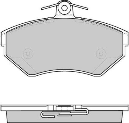 E.T.F. 12-0730 - Тормозные колодки, дисковые, комплект autospares.lv