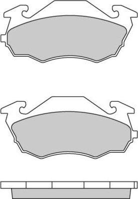 E.T.F. 12-0738 - Тормозные колодки, дисковые, комплект autospares.lv