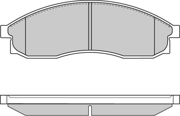 E.T.F. 12-0726 - Тормозные колодки, дисковые, комплект autospares.lv