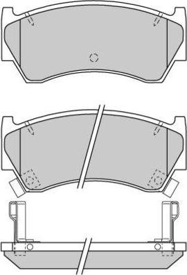 E.T.F. 12-0721 - Тормозные колодки, дисковые, комплект autospares.lv