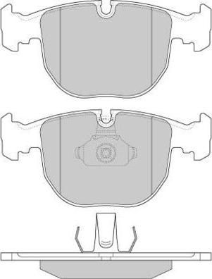 E.T.F. 12-0774 - Тормозные колодки, дисковые, комплект autospares.lv