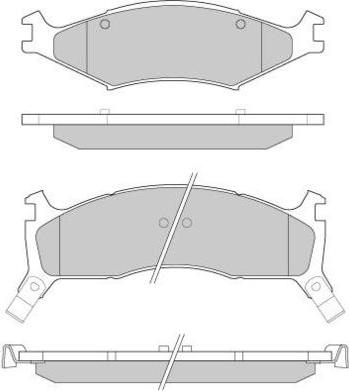 E.T.F. 12-0772 - Тормозные колодки, дисковые, комплект autospares.lv