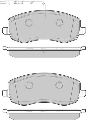 Remsa 01393.02 - Тормозные колодки, дисковые, комплект autospares.lv