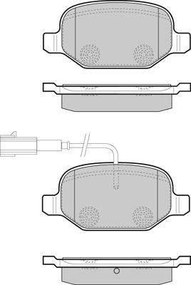 E.T.F. 12-1490 - Тормозные колодки, дисковые, комплект autospares.lv