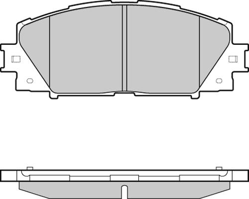 E.T.F. 12-1498 - Тормозные колодки, дисковые, комплект autospares.lv