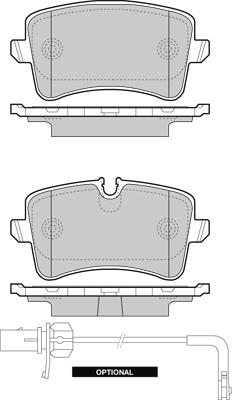 Eurobrake 2521402 - Тормозные колодки, дисковые, комплект autospares.lv