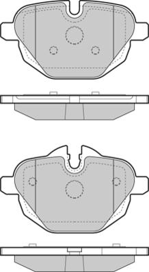 E.T.F. 12-1449 - Тормозные колодки, дисковые, комплект autospares.lv