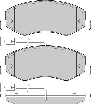 E.T.F. 12-1440 - Тормозные колодки, дисковые, комплект autospares.lv