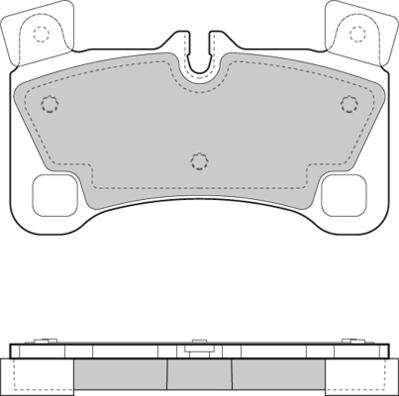 E.T.F. 12-1458 - Тормозные колодки, дисковые, комплект autospares.lv