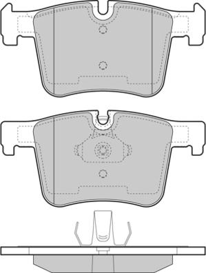 E.T.F. 12-1453 - Тормозные колодки, дисковые, комплект autospares.lv