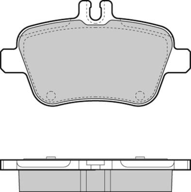 AKS Dasis 440605DA0C - Тормозные колодки, дисковые, комплект autospares.lv