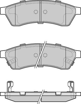 Japanparts JPPW03 - Тормозные колодки, дисковые, комплект autospares.lv