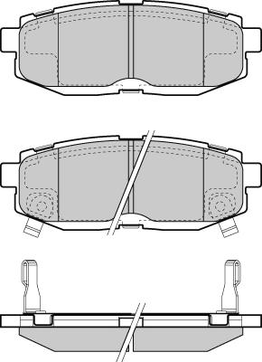 Comline ADB36136 - Тормозные колодки, дисковые, комплект autospares.lv