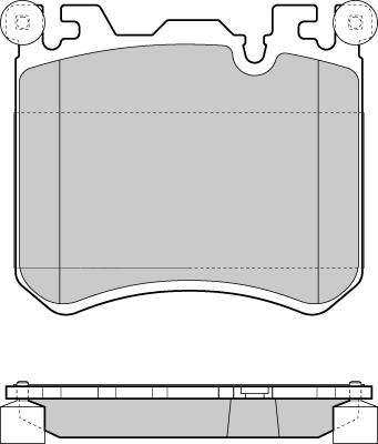 QUARO QP4371 - Тормозные колодки, дисковые, комплект autospares.lv