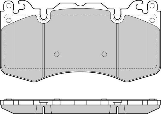 Brake Engineering PA1969 - Тормозные колодки, дисковые, комплект autospares.lv