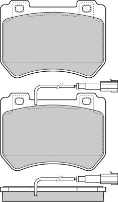 E.T.F. 12-1412 - Тормозные колодки, дисковые, комплект autospares.lv