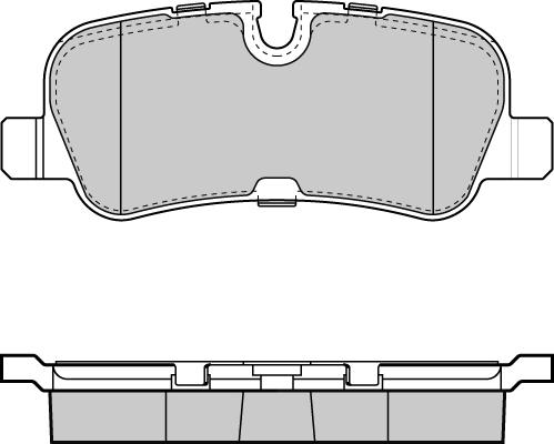 E.T.F. 12-1417 - Тормозные колодки, дисковые, комплект autospares.lv