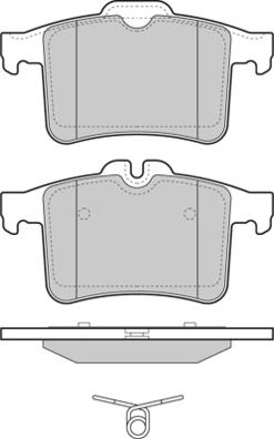 E.T.F. 12-1484 - Тормозные колодки, дисковые, комплект autospares.lv