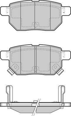 E.T.F. 12-1485 - Тормозные колодки, дисковые, комплект autospares.lv