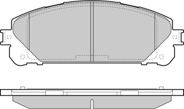 E.T.F. 12-1481 - Тормозные колодки, дисковые, комплект autospares.lv