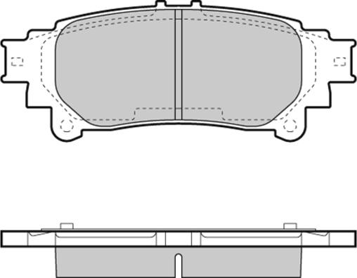 Raybestos EHT1391AH - Тормозные колодки, дисковые, комплект autospares.lv