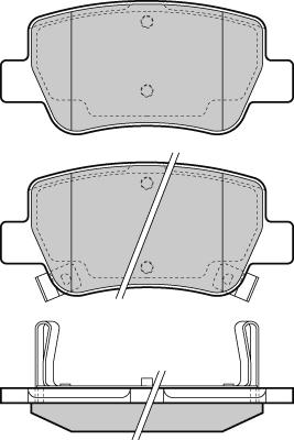 WWA 24886 - Тормозные колодки, дисковые, комплект autospares.lv