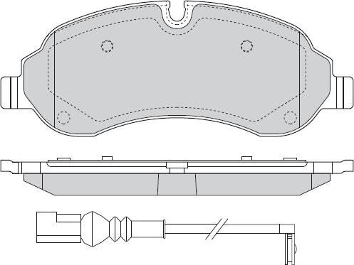 TRUPART DP42036RS - Тормозные колодки, дисковые, комплект autospares.lv