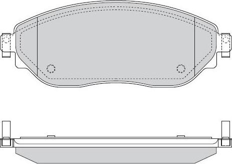 E.T.F. 12-1597 - Тормозные колодки, дисковые, комплект autospares.lv