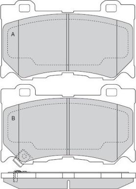 Stop 573453S - Тормозные колодки, дисковые, комплект autospares.lv