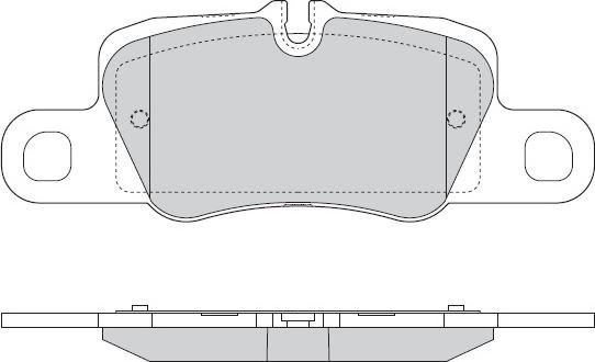 E.T.F. 12-1519 - Тормозные колодки, дисковые, комплект autospares.lv