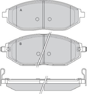 BENDIX 511273 - Тормозные колодки, дисковые, комплект autospares.lv