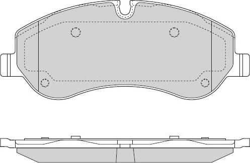 E.T.F. 12-1525 - Тормозные колодки, дисковые, комплект autospares.lv