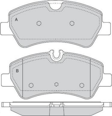 AISIN BPFO-1023 - Тормозные колодки, дисковые, комплект autospares.lv